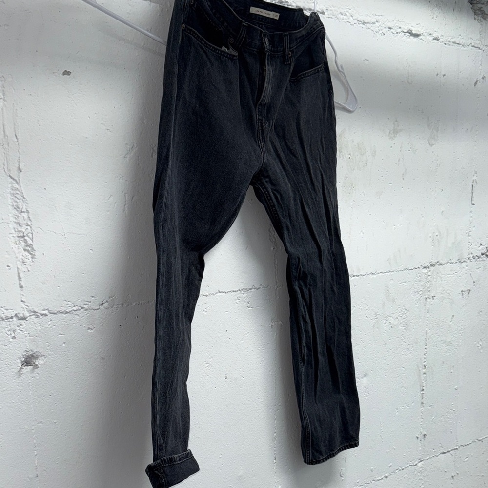 Levi's Black Straight Leg Jeans for Women